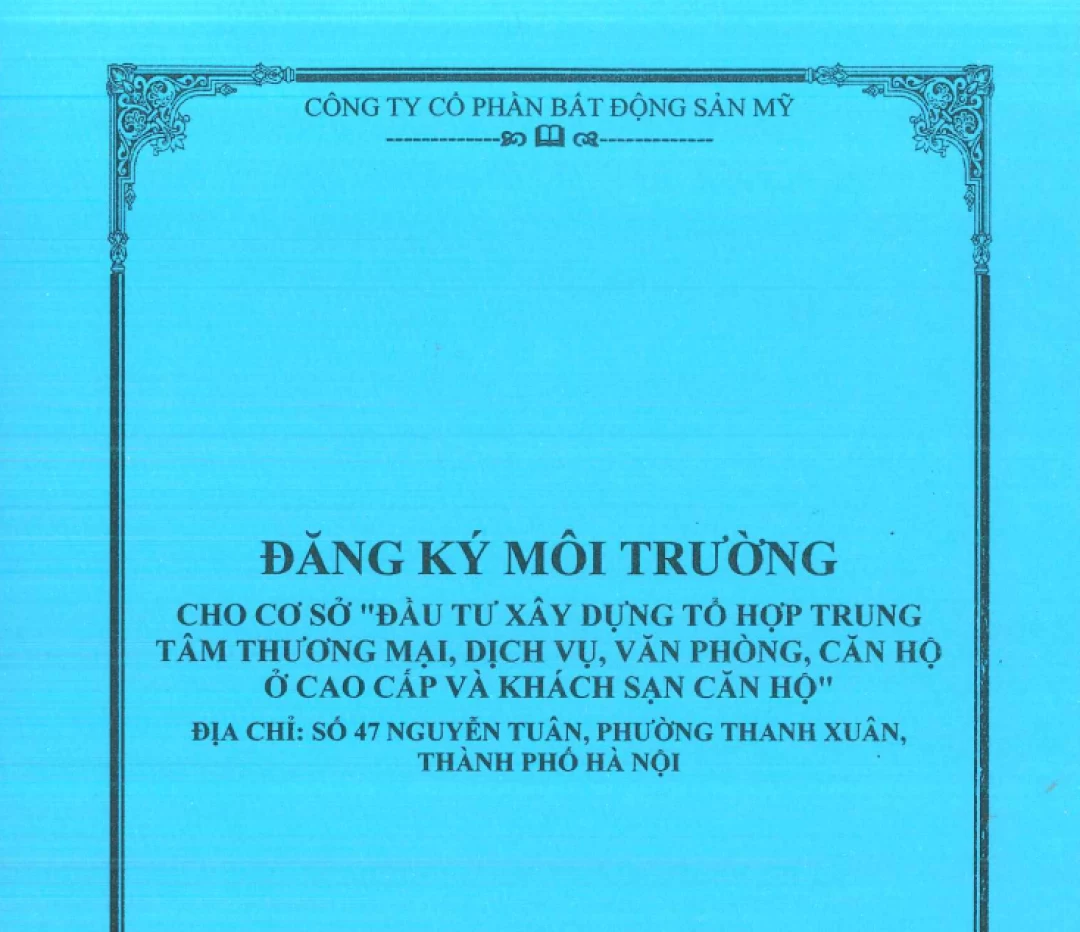 Đăng ký môi trường 47 Nguyễn Tuân, Hà Nội