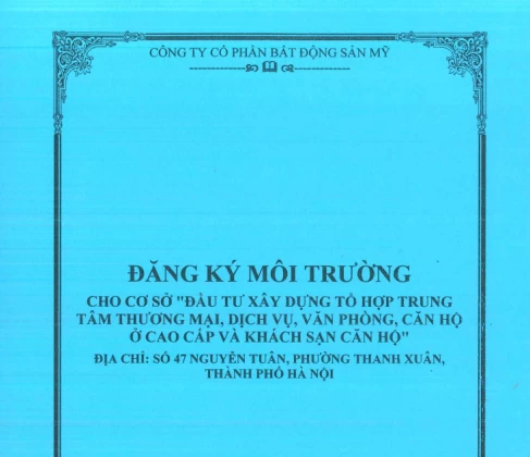 Đăng ký môi trường 47 Nguyễn Tuân, Hà Nội