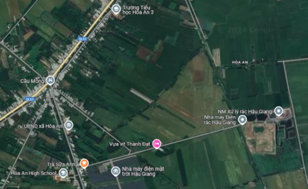 Xin cấp Giấy phép môi trường cho Nhà máy điện rác Hậu Giang