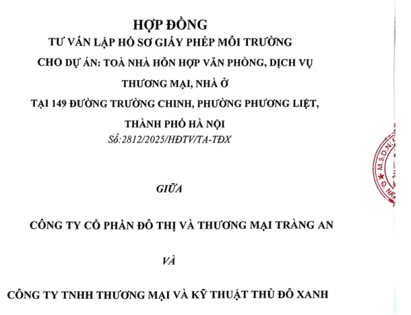 Tư vấn cấp Giấy phép môi trường cho Toà nhà 149 Trường Chinh